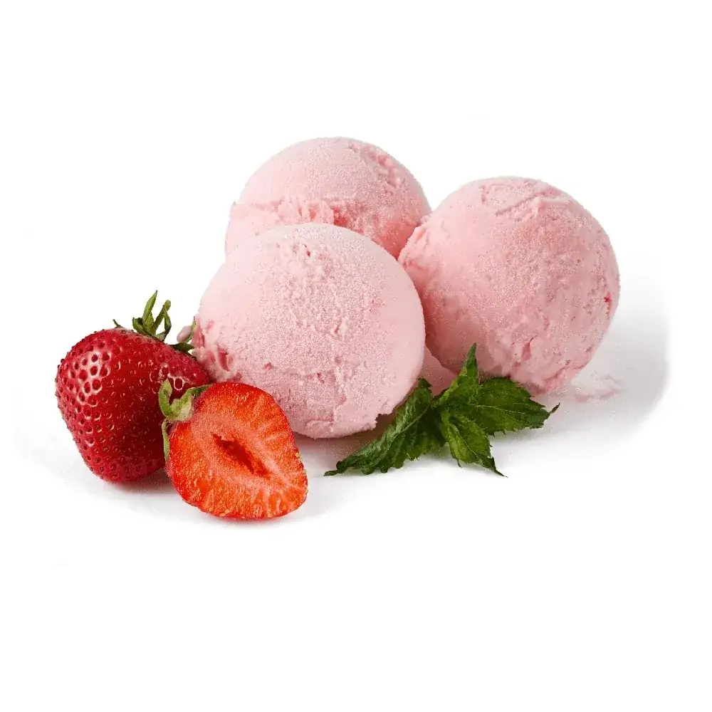 Fragola — Sorbetto di fragole con polpa al 45 %