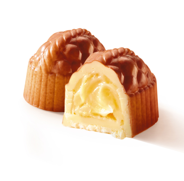 Charlotte — Pralina di cioccolato bianco con ganache alla mela